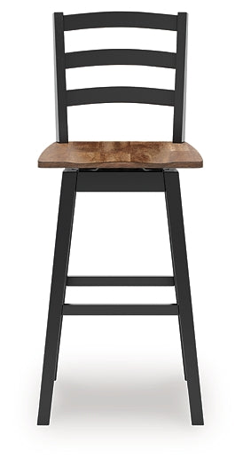 Wildenauer Tall Swivel Barstool (2/CN)